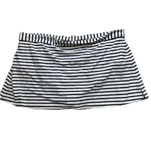 J. Crew Re-Imagined Women's Heritage Swim Skirt in Classic Stripe Size 3X NWT